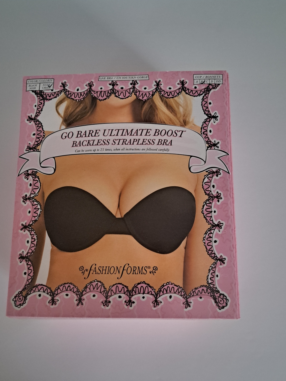 Fashion Forms Go Bare Ultimate Boost Backless Strapless Bra in Nude